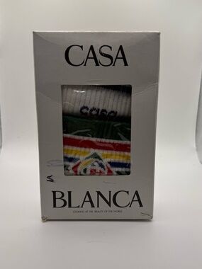 Casablanca Rainbow Striped Socks